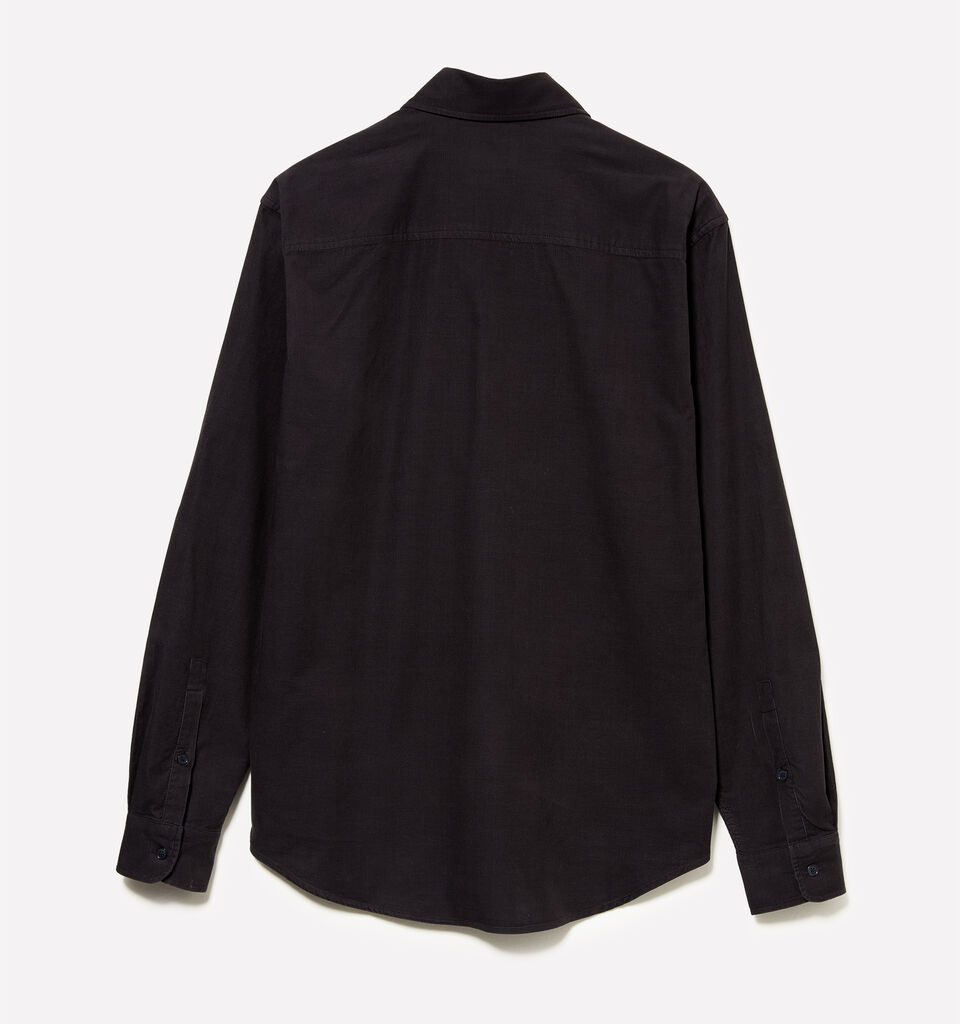 Camicia grigio scuro in velluto a costine - camicie regular da uomo - Grigio Scuro | Sisley image number 5